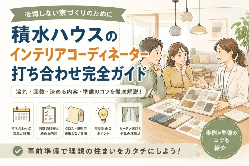 インテリアコーディネート打ち合わせガイド イメージ画像