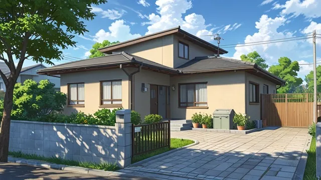 日本の戸建て住宅　イメージ画像