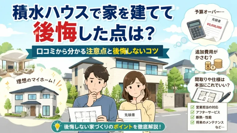 後悔しない家づくり