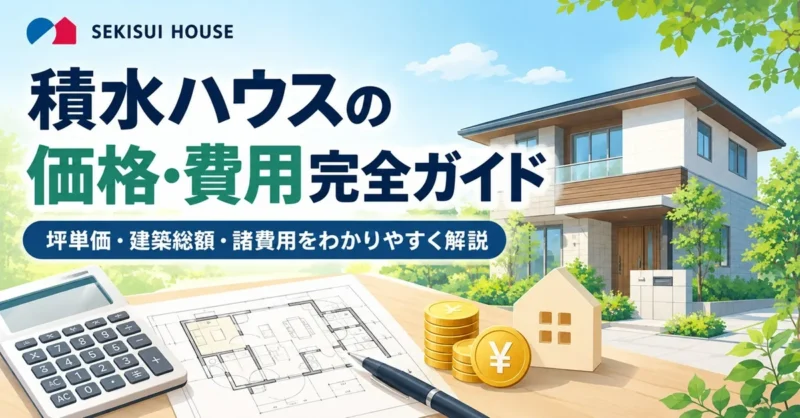 積水ハウスの価格・費用完全ガイド　イメージ画像
